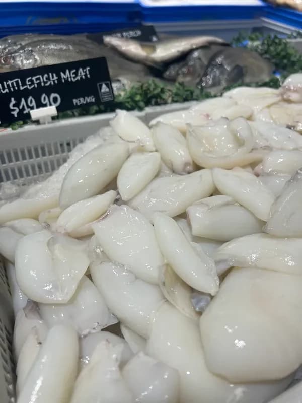 Clean Cuttlefish Meat