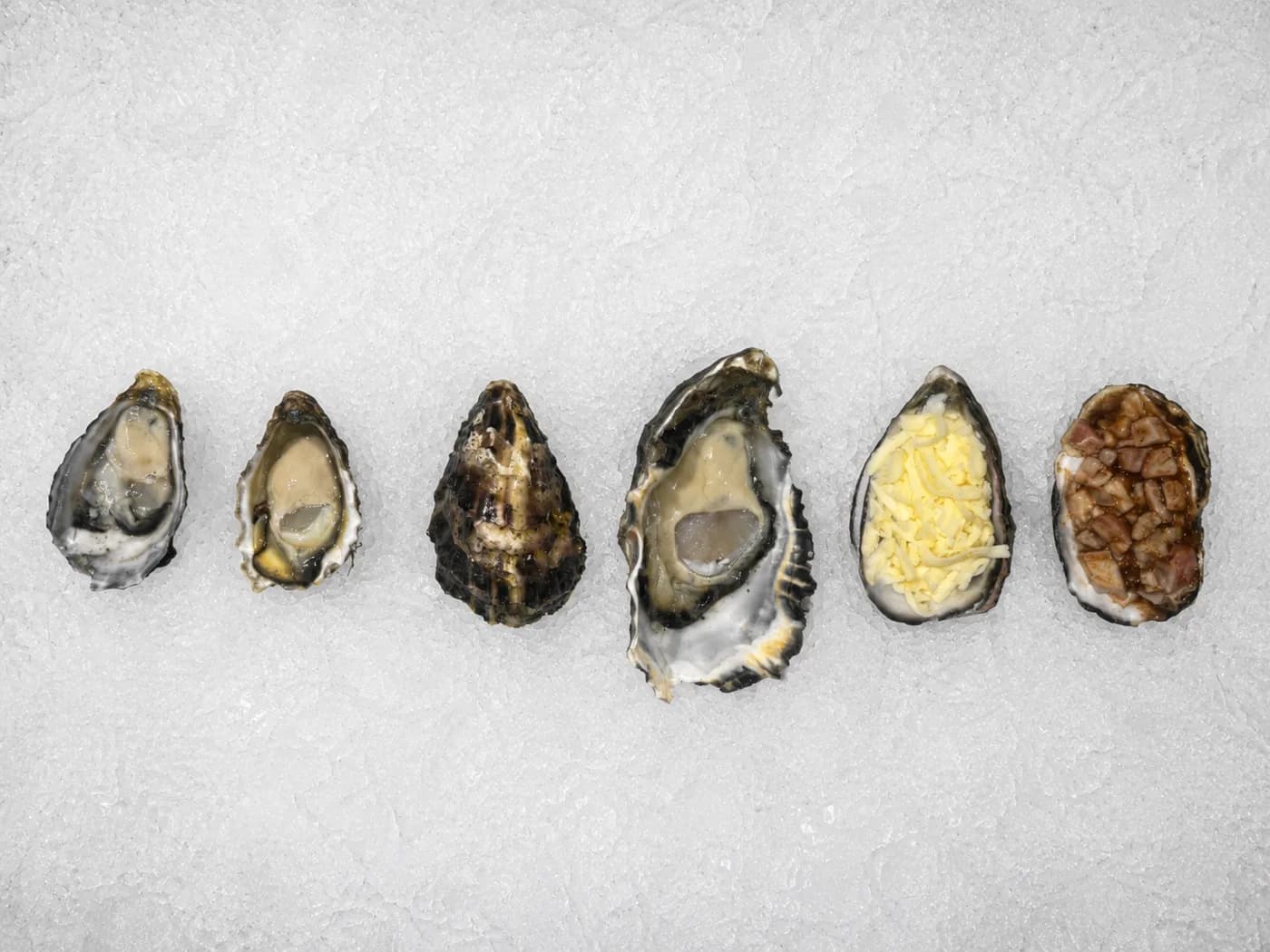Oysters Three Ways: Natural, Kilpatrick and Mornay