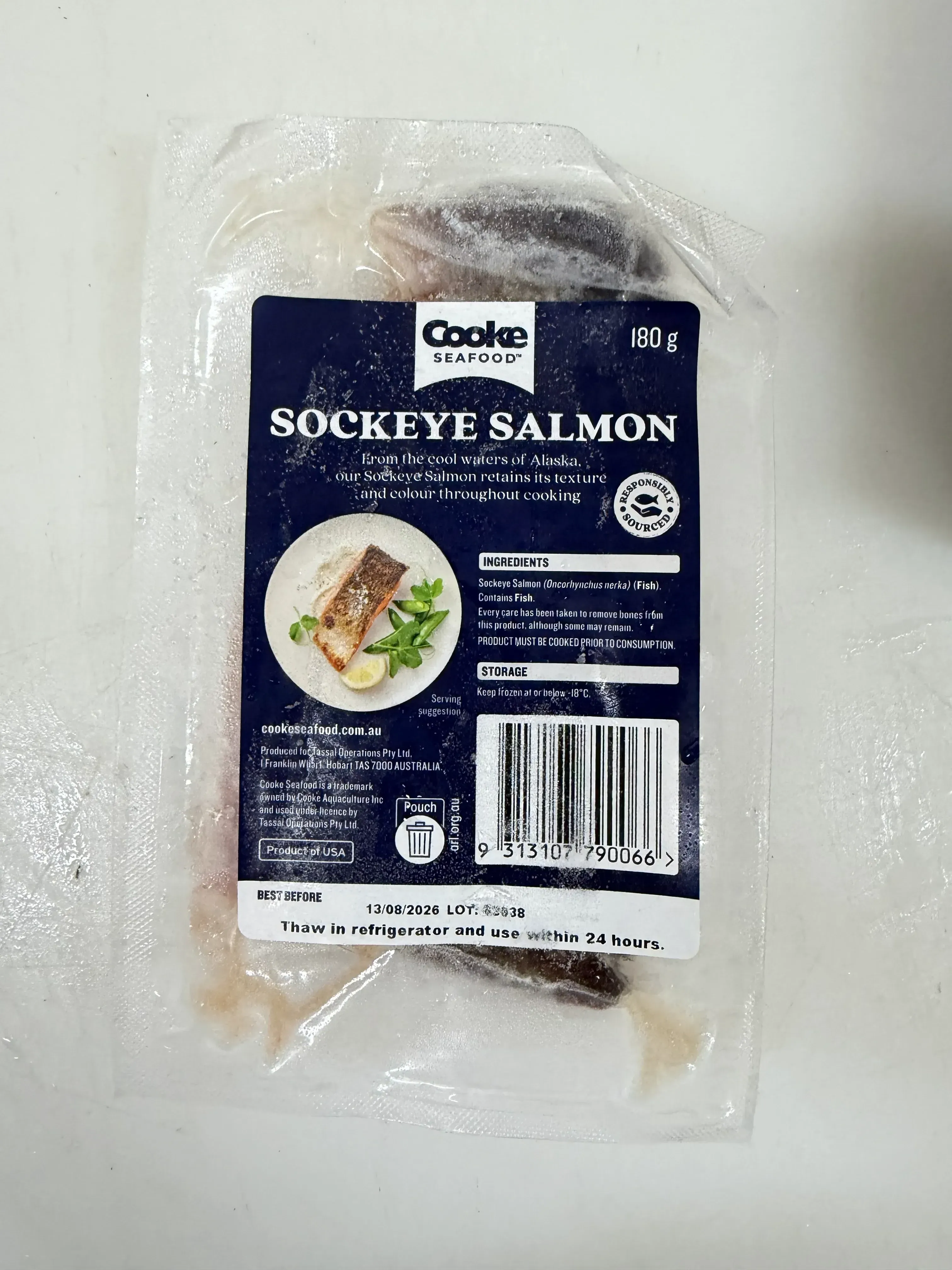 Tassie Salmon side s/on