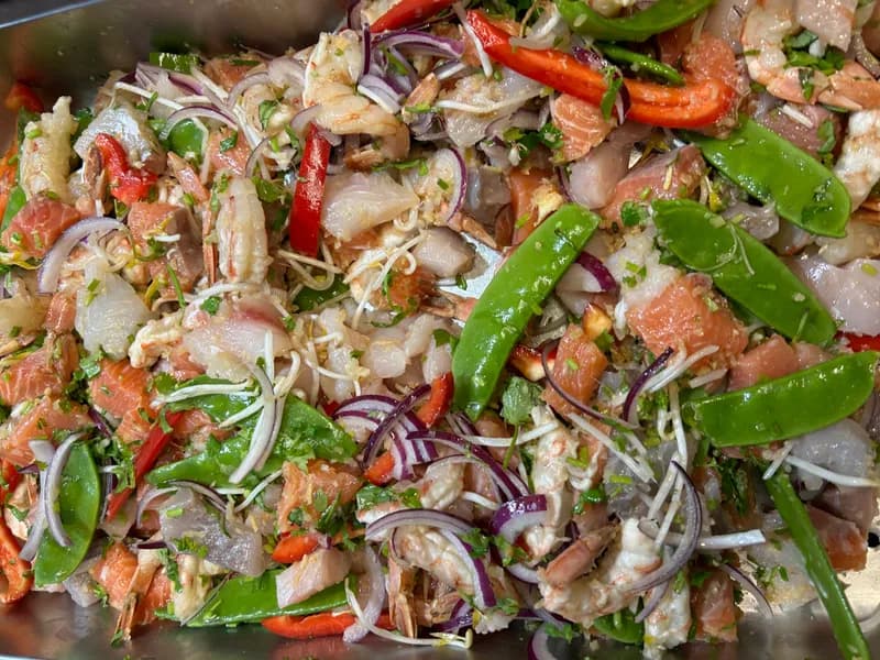 Stir Fry Seafood Meal