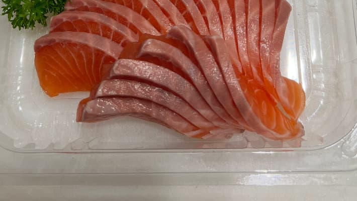 Tasmanian Salmon sashimi sliced — 200g