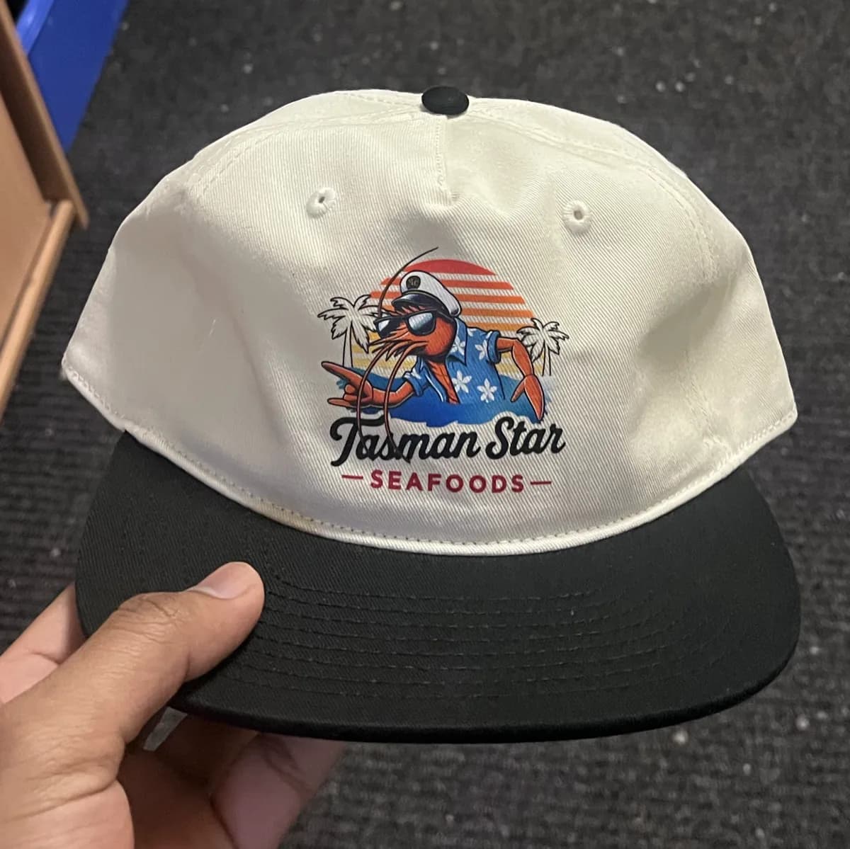Tasman Star Cap, fresh Merch from Tasman Star Seafood, Gold Coast