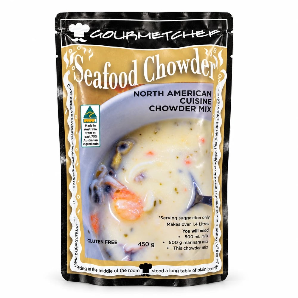 Seafood Chowder Mix 450 g, fresh Sauces, Condiments & Packaged Goods from Tasman Star Seafood, Gold Coast