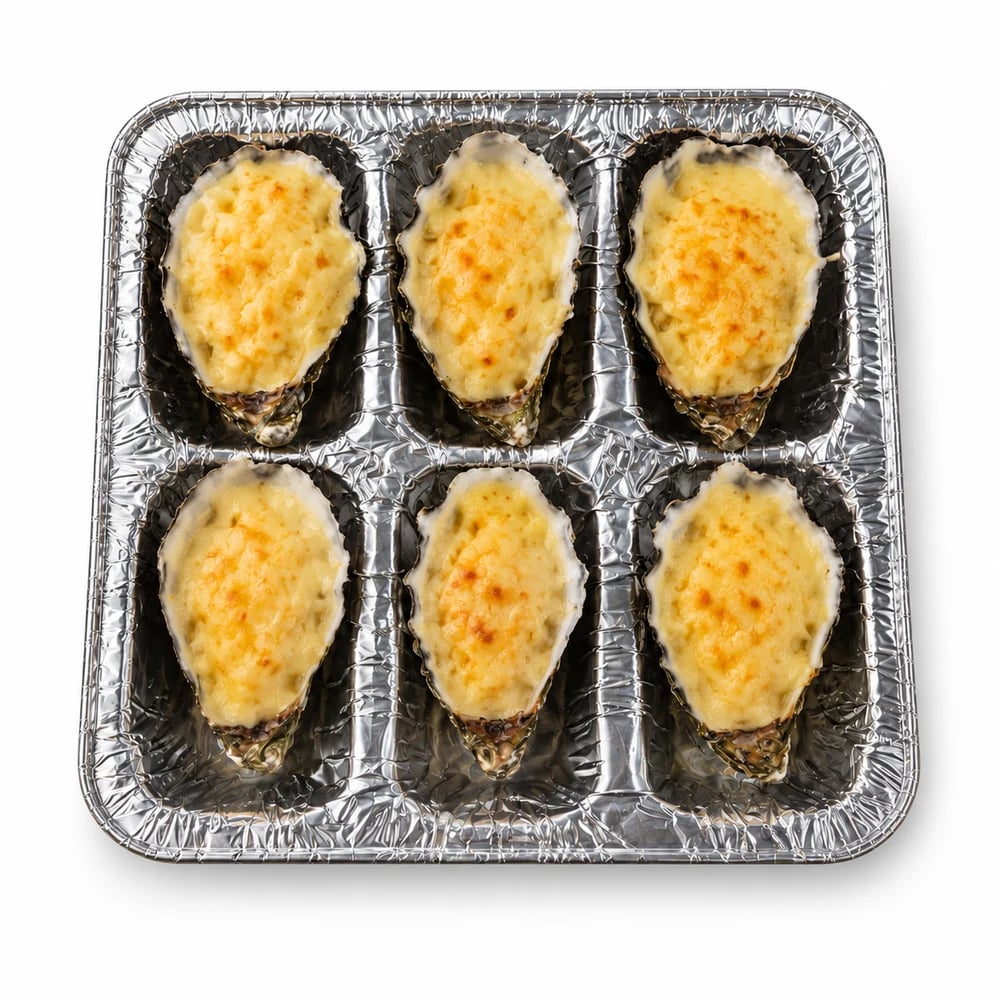 Oysters Mornay 1/2 Doz, fresh Oysters from Tasman Star Seafood, Gold Coast