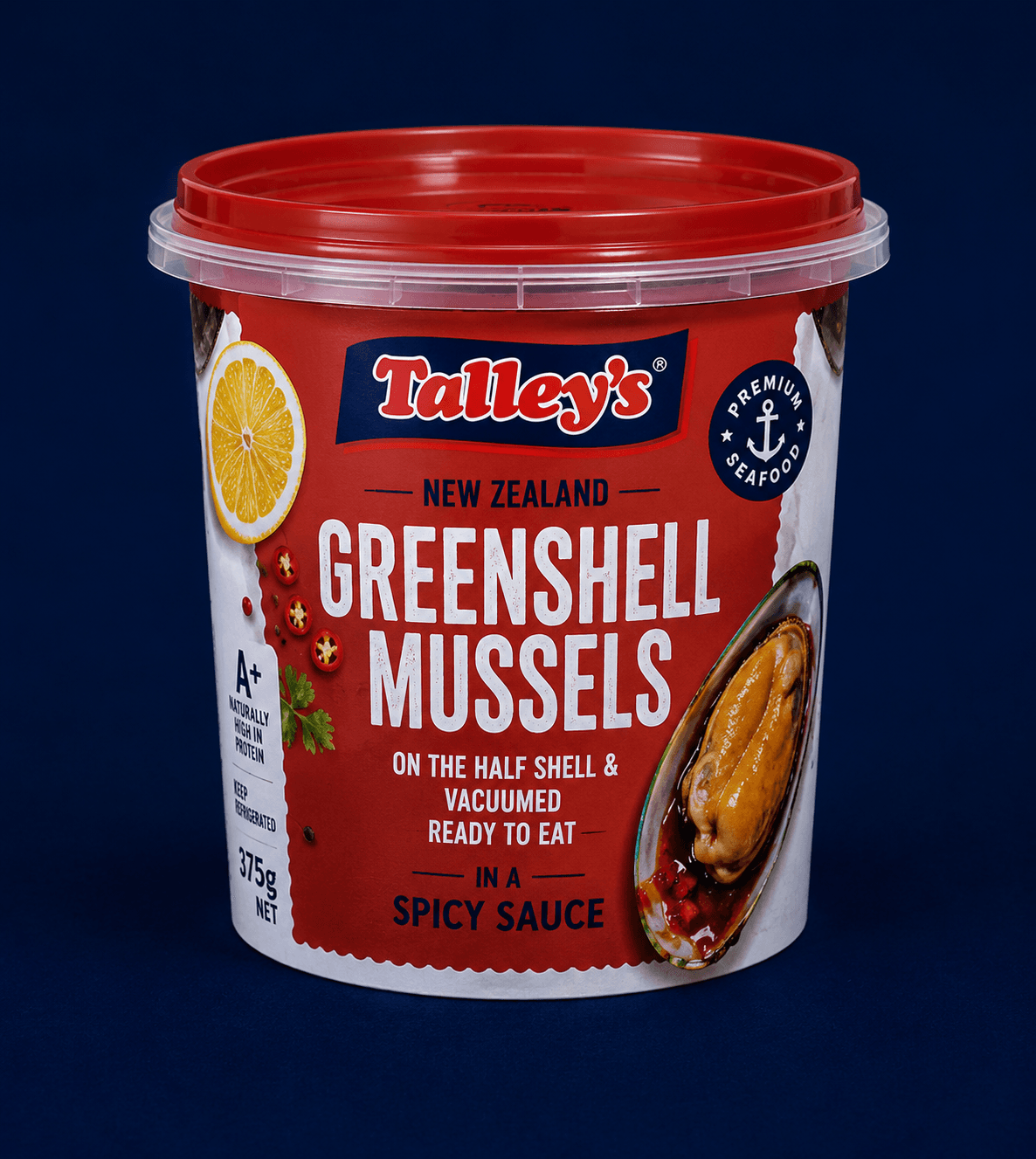Talleys Greenshell Mussels Chilli, fresh Sauces, Condiments & Packaged Goods from Tasman Star Seafood, Gold Coast