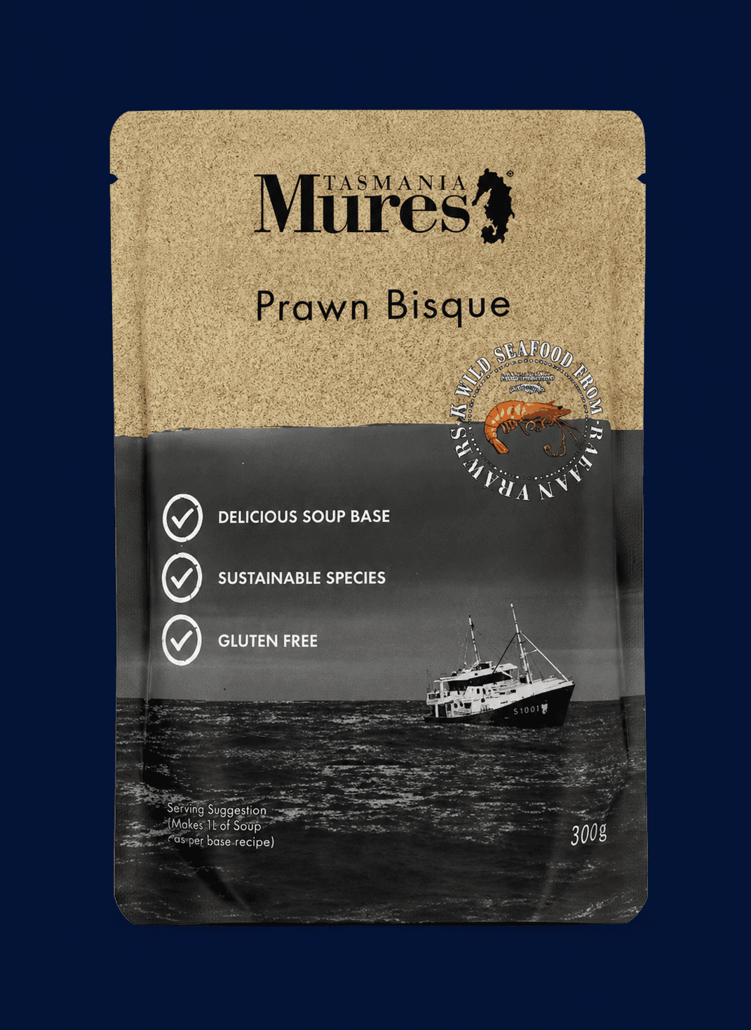 Mure's Prawn Bisque, fresh Sauces, Condiments & Packaged Goods from Tasman Star Seafood, Gold Coast