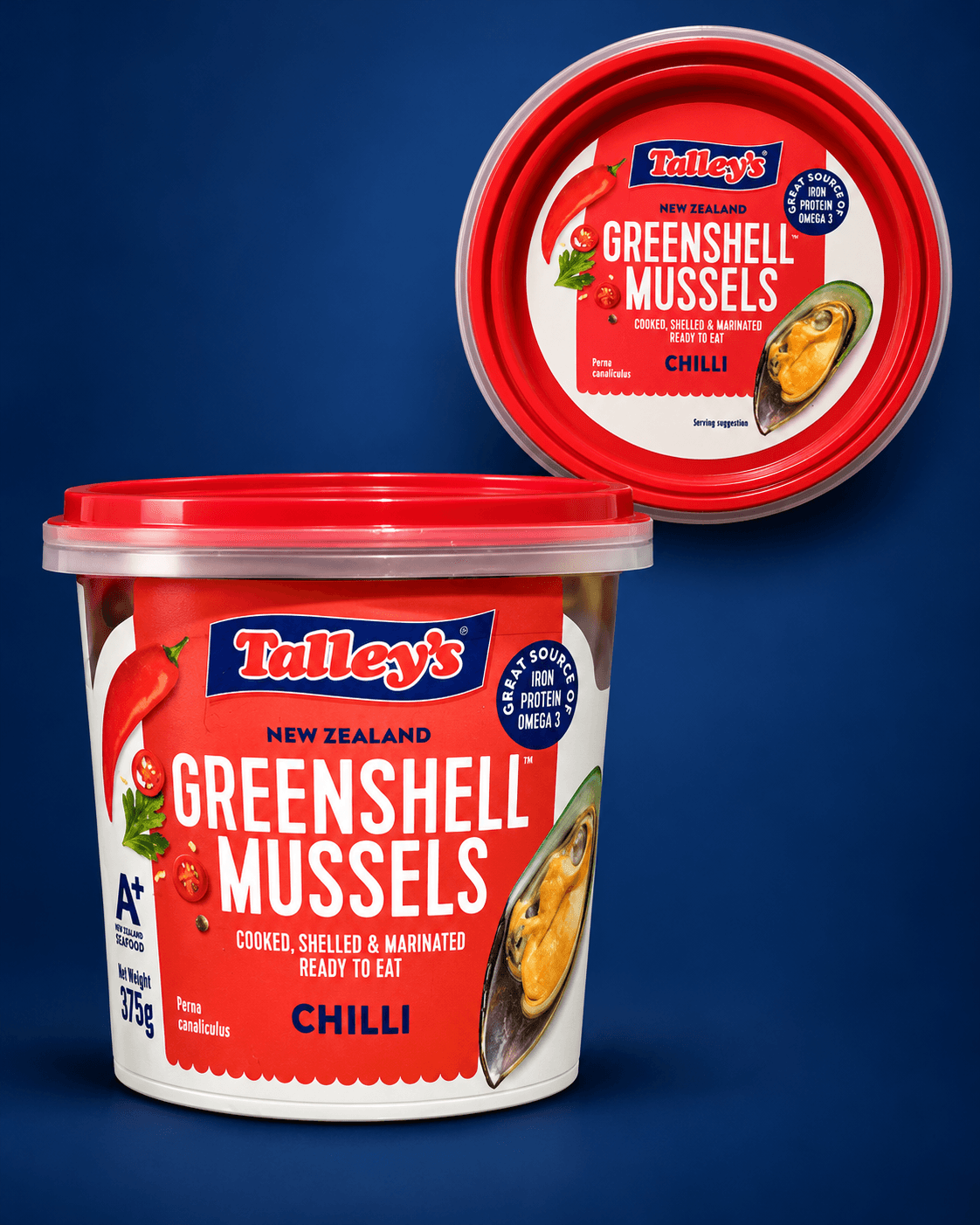 Talleys Greenshell Mussels Chilli, Sauces, Condiments & Packaged Goods at Tasman Star Seafood, Gold Coast