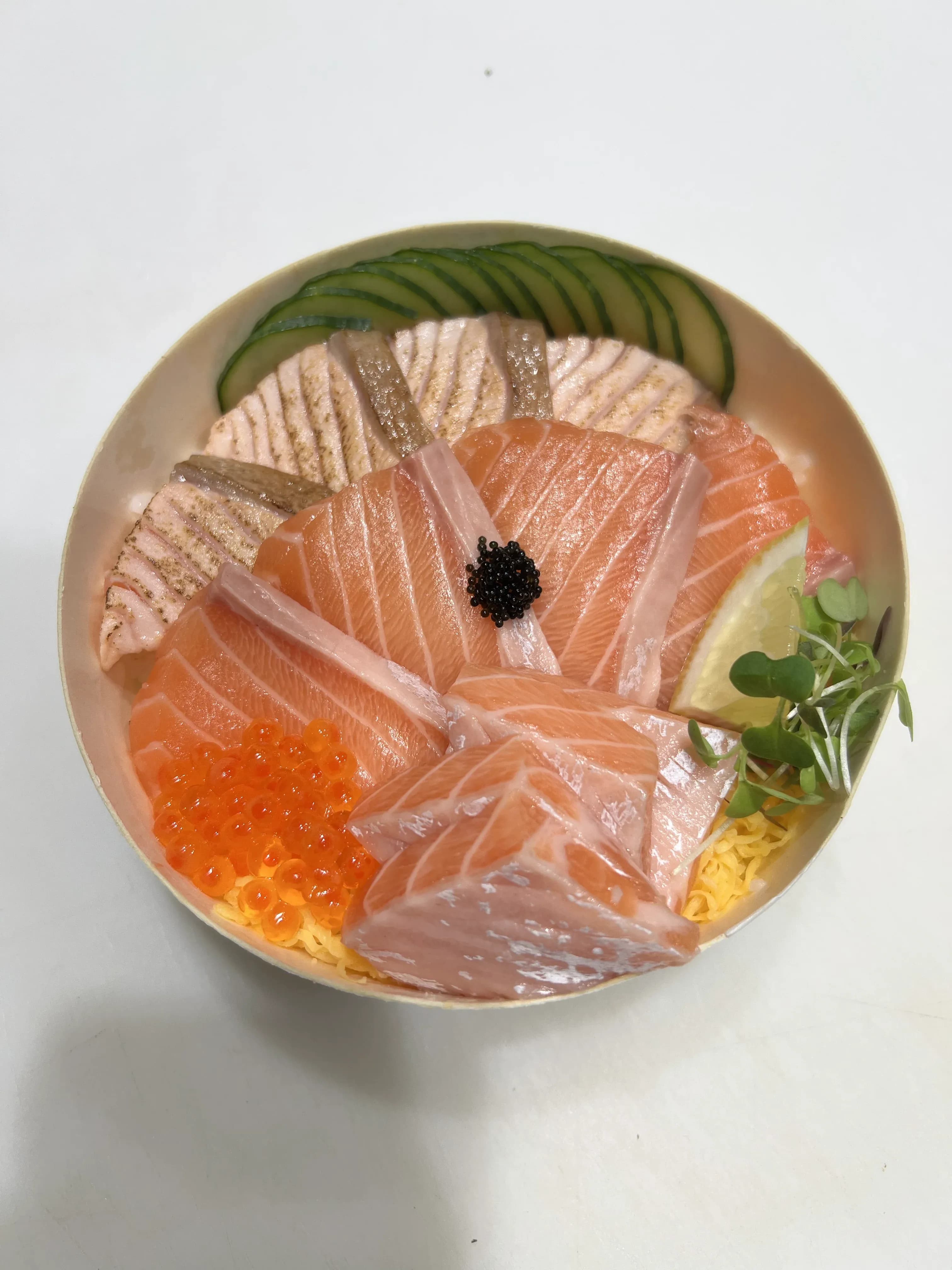 Salmon Paradise Don (Salmon Lovers Rice Bowl)
